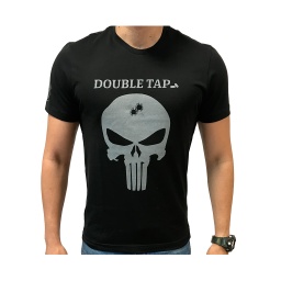 CAMISETA IMMORTAL PUNISHER DOUBLE TAP NEGRA
