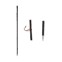 [320531] BASTON SENDERISMO MADERA CASTAÑO OSCURO MATE