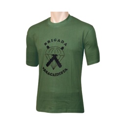 CAMISETA BRIGADA PARACAIDISTA GENERICA VERDE