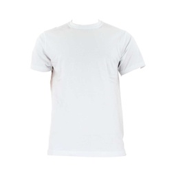 CAMISETA RACING LISA M/CORTA BLANCA