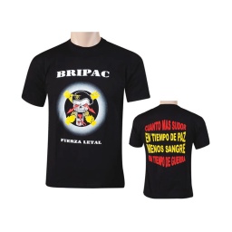 CAMISETA BRIPAC LETAL NEGRA