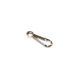 [300333] MOSQUETON PETATE PEQUEÑO CLIP PLATA