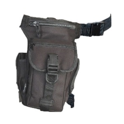 [135262-BK] BOLSO MULTIBOLSILLOS PIERNA FORAVENTURE NEGRO