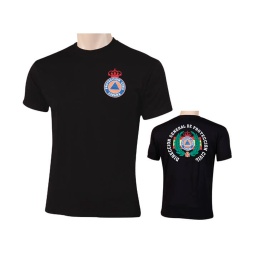 CAMISETA PROTECCION CIVIL DGPC LAUREL NEGRA