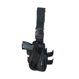 [130348-BK] FUNDA PISTOLA PIERNA TACTICA M12 NEGRA