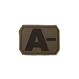 [16831201] PARCHE PVC GRUPO SANGUINEO A- VERDE