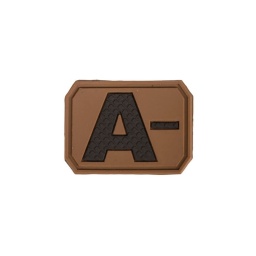 [16831219] PARCHE PVC GRUPO SANGUINEO A- TAN