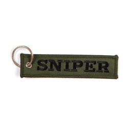 [V2513051515] LLAVERO CINTA RECTANGULAR SNIPER VERDE