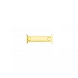 [09672] PASADOR PVC MILITARES AUTOMONTAJE 1 HUECO DORADO