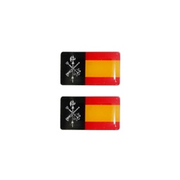 [130230-LG] PEGATINA ABULTADA MED. 2PCS LEGION ESPAÑA