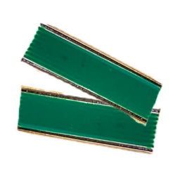 [130885-SA] GALON METALICO M5 PAR SOLDADO AIRE VERDE-DORADO