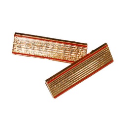 [130885-C1T] GALON METALICO M5 PAR CABO 1º TIERRA ROJO-DORADO