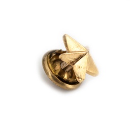 [130897-5P] ESTRELLA METALICA 5 PUNTAS DORADA