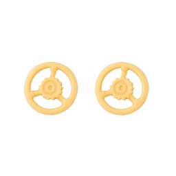 [130900-AT] EMBLEMA PVC CUELLO 2PCS AUTOMOVILISMO