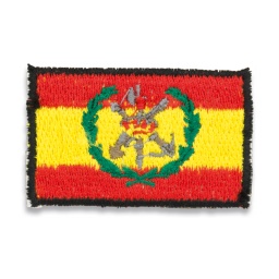 [09762] PARCHE BANDERITA ESPAÑOLA VELCRO HOMBRO BORDADA LEGION