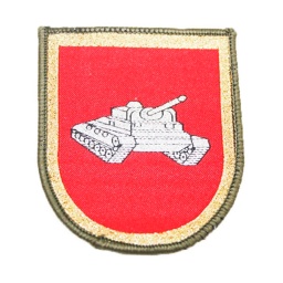 [280999] PARCHE TANQUE D A BORDADO ORO-PLATA