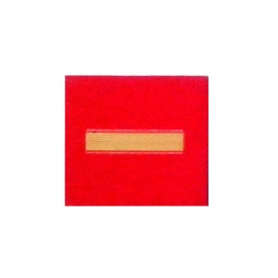 [301269-C1T] PARCHE CHANDAL GIMNASIA ROJO CABO 1º TIERRA