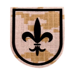 [301411-PA] PARCHE BRIPAC 1º BANDERA FLOR PIX.ARIDO