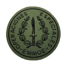 [301559] PARCHE COE EMMOE VELCRO LISO VERDE