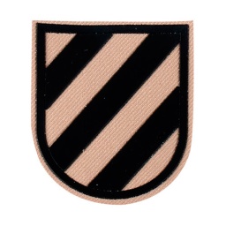 [303338-KH] PARCHE BRIPAC 2º BANDERA  C/VELCRO BEIGE