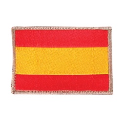 [311279] PARCHE BORDADO ESPAÑA C/VELCRO FILO BEIGE