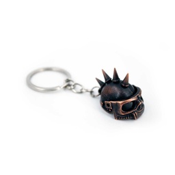 [16218] LLAVERO CASCO CALAVERA PINCHOS