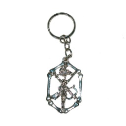 [333340-SV/09262] LLAVERO LEGION CRISTO PLATA