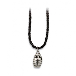 [09915] COLGANTE BARBARIC GRANADA PLATA