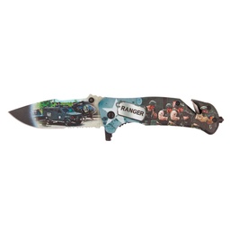 [18208-A] NAVAJA ALBAINOX RANGER IMPRESION 3D NEGRA-GRIS