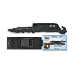 [19265] NAVAJA K25 PEDERNAL LINTERNA NEGRA