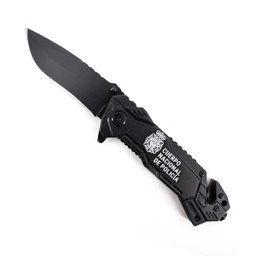 [19520GR255] NAVAJA ALBAINOX POLICIA NACIONAL 255 C/FUNDA NEGRA