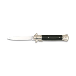 [19616] NAVAJA ALBAINOX PAKKAWOOD 10CM NEGRA-PLATA