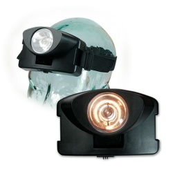 [53300] LINTERNA CROSSNAR FRONTAL FOCO GIRATORIO NEGRA