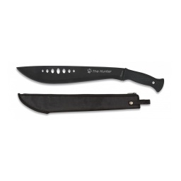[31763] MACHETE BOLO ALBAINOX HUNTER FUNDA CREMALLERA NEGRO