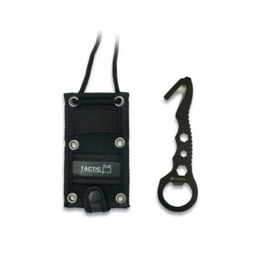 [31821] CUCHILLO SKINER TACTICO MULTIUSOS NEGRO