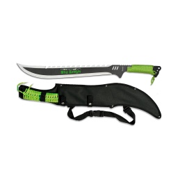 [32270] MACHETE BOLO ALBAINOX ZOMBIE NEGRO-VERDE