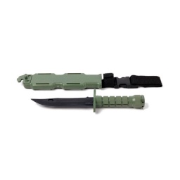 [CZ3079] BAYONETA PVC AIRSOFT M9 VERDE