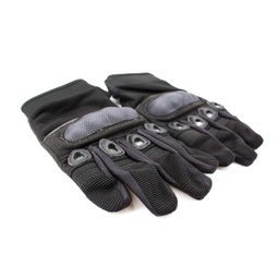 GUANTE AIRSOFT NUDILLOS PROTECTION KEVLAR NEGRO
