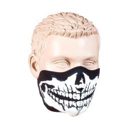[5511] MASCARA NEOPRENO CALAVERA NEGRA