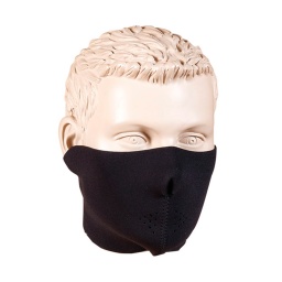 [5517] MASCARA NEOPRENO LISA NEGRA
