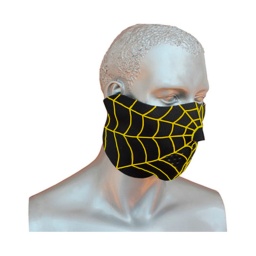 [5530] MASCARA NEOPRENO SPIDER NEGRA