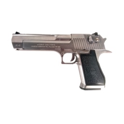[90510] PISTOLA DESERT EAGLE 50AE GAS BLOWBACK PLATA/NEGRA
