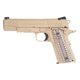 [180521] PISTOLA COLT M1911 RAIL GUN CO2 TAN