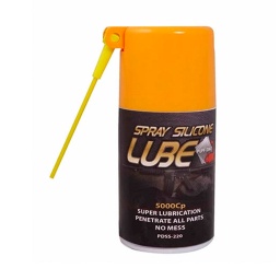 [CZ1581] SILICONA LUBRICANTE PUFF DINO 130ML NEGRO-AMARILLO