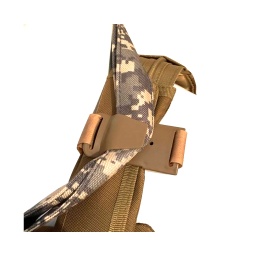 [CZ3518-DE] ENGANCHE CHALECO CORREA TAN