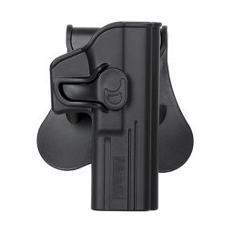 [2-R2G1700/AM-G17G2] FUNDA PISTOLA RIGIDA AMOMAX GLOCK 17 NEGRA