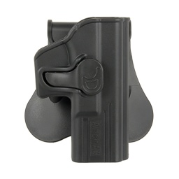[2-R2G1900/AM-G19G2] FUNDA PISTOLA RIGIDA AMOMAX GLOCK 19 NEGRA