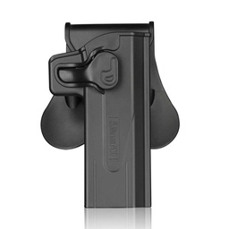 [2-R2HCP00/AM-HCPG2] FUNDA PISTOLA RIGIDA AMOMAX HI-CAPA NEGRA