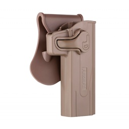[AM-HCPG2F/2-R2HCP02] FUNDA PISTOLA RIGIDA AMOMAX HI-CAPA TAN