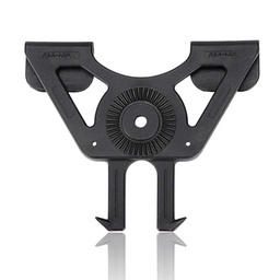 [2-AMA10/AM-MA] ADAPTADOR PISTOLA RIGIDO MOLLE AMOMAX TRIANGULO NEGRO
